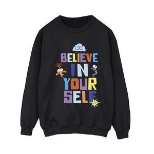 Inside Out 2 Womens/Ladies Believe In Yourself Sweatshirt / Black